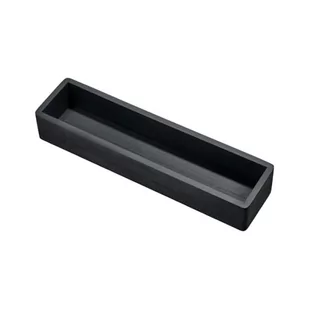 iDesign 05028CEU organizer do szuflad, przyprawy lub herbata z serii The Home Edit, pudełko do przechowywania wykonane z drewna do kuchni, czarne - Herbata - miniaturka - grafika 1