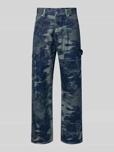Jeansy baggy o kroju regular fit z czystej bawełny model ‘CARPENTER’ - Spodnie męskie - miniaturka - grafika 1