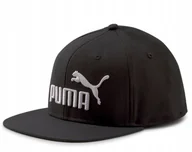 Czapki i chusty sportowe męskie - Czapka puma flatbrim cap fb z prostym daszkiem czarna - miniaturka - grafika 1