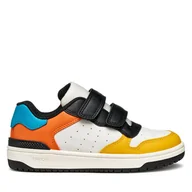 Buty dla chłopców - Sneakersy Geox J Washiba J46LQA 000BC C0422 M Biały - miniaturka - grafika 1