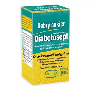 Asepta Diabetosept Dobry Cukier Suplement diety 100 ml - Serce i układ krążenia - miniaturka - grafika 1