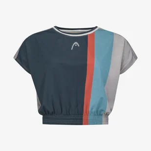 Koszulka z krótkim rękawem damska PADEL Crop Top - Koszulki sportowe damskie - miniaturka - grafika 1