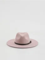 Czapki damskie - Reserved - Wełniany kapelusz - kremowy - miniaturka - grafika 1