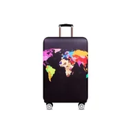 Akcesoria podróżnicze - Pokrowiec na walizkę, mapa świata - miniaturka - grafika 1