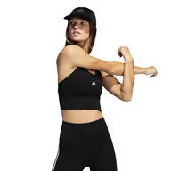 Bielizna sportowa damska - Biustonosz damski adidas  Running Medium-Support Pocket Black XS AC - miniaturka - grafika 1