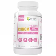 Witaminy i minerały dla sportowców - Wish Chrom 200mcg 120caps - miniaturka - grafika 1