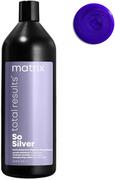 Szampony do włosów - Matrix Total Results Color Obsessed So Silver szampon do włosów blond i siwych 1000ml 12043 - miniaturka - grafika 1