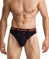 Majtki męskie - SLIPY ATLANTIC MĘSKIE MAJTKI MP098 SPORT CZARNE S - miniaturka - grafika 1