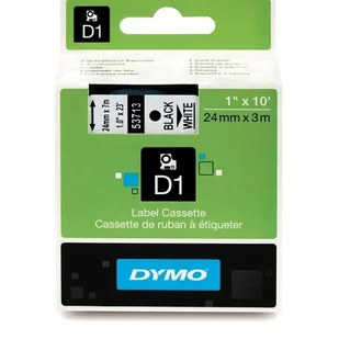 Dymo TAŚMA D1- 24MM X 7M CZARNY/ BIAŁY (53713) S0720930 - Etykiety samoprzylepne i bloki etykiet - miniaturka - grafika 8