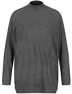 Swetry damskie - GERRY WEBER Edition Damski sweter 97664-44705, antracyt-melanż, 40 (DE) - grafika 1
