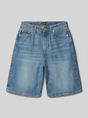 Spodnie i spodenki dla chłopców - Szorty jeansowe o kroju extra baggy fit z 5 kieszeniami model ‘RON’ - miniaturka - grafika 1