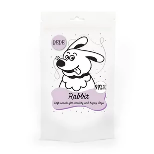 Paka Zwierzaka PRZYSMAKI PEPE mini chunkies Rabbit królik) 70g przysmak dla psów dorosłych - Przysmaki dla psów - miniaturka - grafika 1