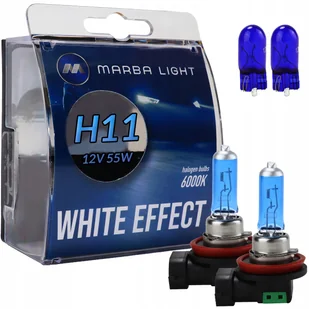 Żarówki Marba Light White Effect H11 55W 12V W5W - Żarówki samochodowe - miniaturka - grafika 1