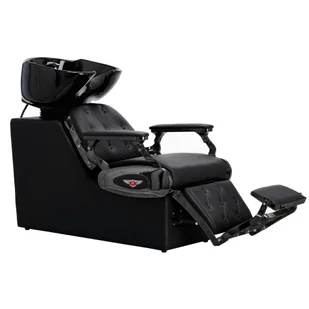 Myjnia myjka fryzjerska barberska Valentino do salonu fryzjerskiego barberskiego ruchoma ceramiczna misa armatura bateria słuchawka - Myjki fryzjerskie - miniaturka - grafika 1