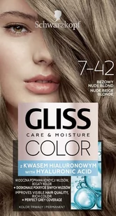 Gliss Color Krem Kolor.D/Wł. 7-42 Beż.Nude Blond /221 - Woda - miniaturka - grafika 1