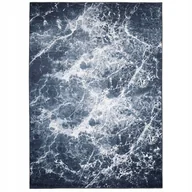 Wykładziny - Dywan Antypoślizgowy MARBLE Wykładzina Chodnik Czarno-Biały Marmur 120x170 cm GOLDLUX - miniaturka - grafika 1