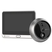 Dzwonki i gongi - Ezviz Dzwonek do drzwi z wizjerem bezprzewodowy DP2C CS-DP2C CS-DP2C - miniaturka - grafika 1
