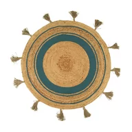 Dywany - Dywan pleciony okrągły z chwostami 90 cm - miniaturka - grafika 1
