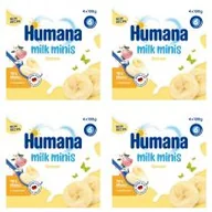 Desery dla dzieci - Humana Milk Minis Deserek jogurtowy po 6. miesiącu banan Zestaw 4 x 400 g - miniaturka - grafika 1