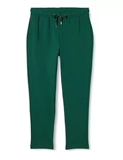 Spodnie damskie - Tommy Hilfiger Damskie spodnie dresowe ze zwężanymi frotté VLVT Trim SWTPANTS Prep Green, M - grafika 1