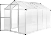Szklarnie ogrodowe - Szklarnia aluminiowa 302x190x195 cm 11,19 m³ - miniaturka - grafika 1