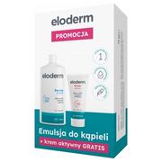 Kosmetyki kąpielowe dla dzieci - Eloderm emulsja do kąpieli 400ml + Eloderm krem aktywny 75ml GRATIS - miniaturka - grafika 1