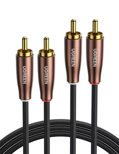 UGREEN Kabel RCA Cinch x2 RCA Cinch x2 5m czarny UGR1059 UGR1059 - Kable - miniaturka - grafika 1
