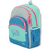 Torby na laptopy - OFITURIA Plecak szkolny Dziewczyna, Plecak adaptacyjny do wózka, Duża pojemność i podwójny zamek błyskawiczny, Plecak z klapką na laptopa, z przednią kieszenią i boczną, Uśmiech, L, Casual - miniaturka - grafika 1