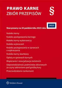 Kodeks karny. Kodeks postępowania karnego. Kodeks karny wykonawczy. Kodeks wykroczeń. Kodeks postępowania w sprawach o wykroczenia. Kodeks karny ska.. - E-booki - prawo - miniaturka - grafika 1