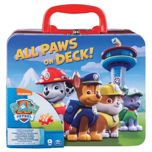 SPIN MASTER Puzzle Psi Patrol w kuferku 98424)  ! - Puzzle - miniaturka - grafika 1