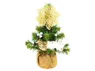 Choinki - Dekorowana sztuczna choinka z 14 ozdobami TINY 4 w doniczce 25 cm - miniaturka - grafika 1
