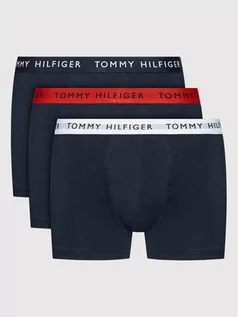 Majtki męskie - Tommy Hilfiger Komplet 3 par bokserek UM0UM02324 Granatowy - grafika 1