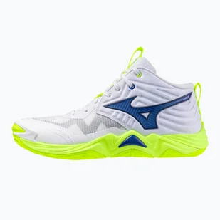 Buty do siatkówki Mizuno Wave Momentum Elite Mid white/lightning yellow/dazzling blue WYSYŁKA W 24H 30 DNI NA ZWROT - Buty sportowe męskie Buty do siatkówki Mizuno Wave Momentum Elite Mid white/lightning yellow/dazzling blue WYSYŁKA W 24H 30 DNI NA ZWROT - Buty sportowe męskie - miniaturka - grafika 1