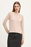 Swetry damskie - G-Star Raw sweter wełniany damski kolor beżowy lekki D25509-D847 - miniaturka - grafika 1