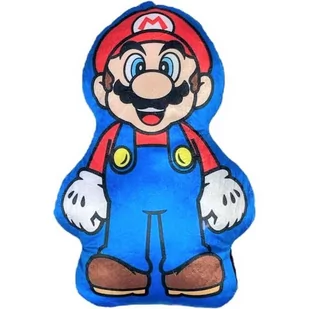 Poduszka 3D dziecięca dekoracyjna Super Mario 33cm - Kołdry i poduszki dla dzieci - miniaturka - grafika 1