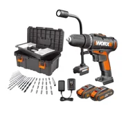 Zestawy elektronarzędzi - Worx WX100.9 + WA028.9 + WA3760 + 2 x WA3551.1 - miniaturka - grafika 1