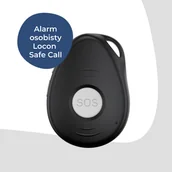 Pozostałe akcesoria do telefonów - Alarm osobisty Locon Safe Call Czarny - polska aplikacja - miniaturka - grafika 1