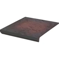 Płytki klinkierowe - Stopnica płytka podłogowa Kapinos prosta Santos Rosa 30 x 33 cm Ceramika Paradyż - miniaturka - grafika 1