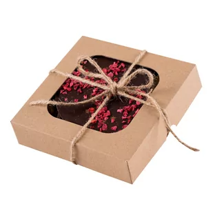 Jajko Wielkanocne ciemna czekolada z owocami w pudełku - Czekolada Jajko Wielkanocne ciemna czekolada z owocami w pudełku - Czekolada - miniaturka - grafika 1