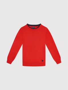 Swetry dla chłopców - Mayoral Sweter Nukutavake 354 Czerwony Regular Fit - grafika 1