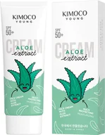 Kremy do twarzy - Kimoco Young krem do twarzy, Aloe extract, Spf 50, 70g - miniaturka - grafika 1