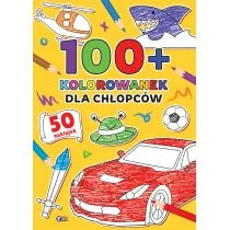 Dla chłopców. 100+ kolorowanek - Kolorowanki, wyklejanki - miniaturka - grafika 1