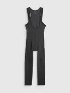 Spodnie rowerowe - 4F Długie spodnie kolarskie z szelkami męskie - czarne XXL - miniaturka - grafika 1