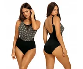 Stroje kąpielowe - Strój kąpielowy damski jednoczęściowy elegancki Self Barbados 6 R.M - miniaturka - grafika 1