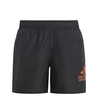 Kąpielówki męskie - adidas, Clx, bokserki łazienkowe, czarne/aplikacje solarne, czerwone, 1112, męskie - miniaturka - grafika 1