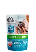 Mokra karma dla kotów - Frendi Frendi kawałki w delikatnym sosie z królikiem 100g 56468-uniw - miniaturka - grafika 1