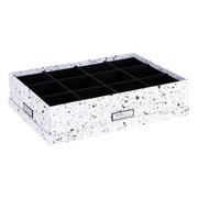 Pudła i pojemniki do przechowywania - Czarno-białe pudełko z przegródkami Bigso Box of Sweden Jakob - miniaturka - grafika 1