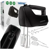 Miksery - Mikser Ręczny Zelmer Lekki Robot Kuchenny 5 Biegów 4 Końcówki Turbo 750W - miniaturka - grafika 1