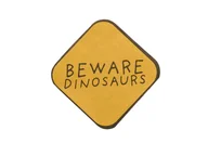 Dekoracje i nakrycia stołu na imprezę - Serwetki Uwaga Dinozaur - 33 cm - 16 szt. - miniaturka - grafika 1