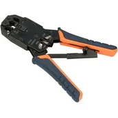 Narzędzia sieciowe - Zaciskarka do skrętki 4P + 6P + 8P rj45 z blokadą - miniaturka - grafika 1